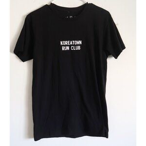 Koreatown Run Club Black Tee - Size Small